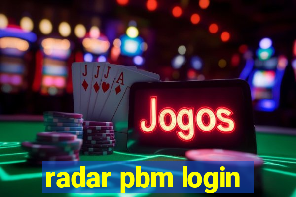 radar pbm login